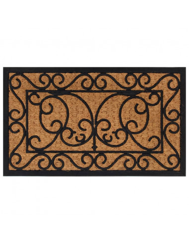 Zerbino Rettangolare 45x75 cm in Gomma e Fibra di Cocco