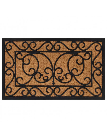 Zerbino Rettangolare 45x75 cm in Gomma e Fibra di Cocco