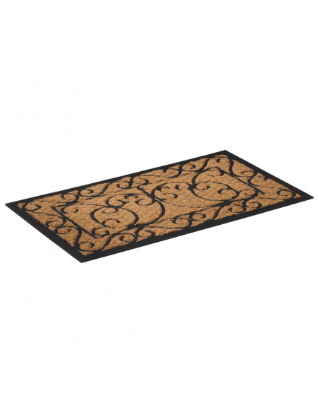 Zerbino Rettangolare 45x75 cm in Gomma e Fibra di Cocco