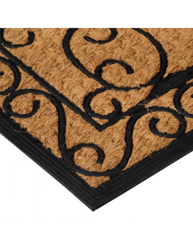 Zerbino Rettangolare 45x75 cm in Gomma e Fibra di Cocco