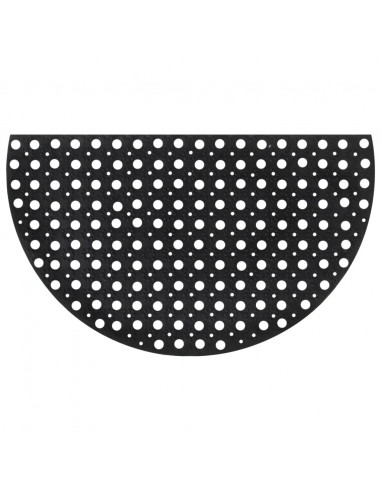 Zerbino Mezzo Rotondo 45x75 cm in Gomma