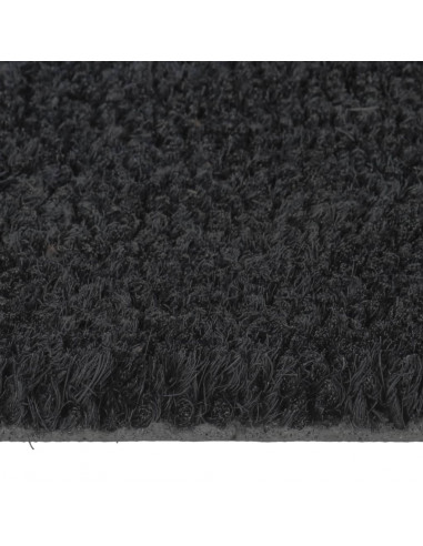 Zerbino Nero 50x80 cm Fibra di Cocco