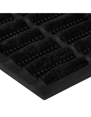 Zerbino Rettangolare 45x75 cm in Gomma e Fibra di Cocco