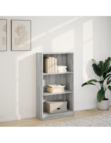 Libreria Grigio Sonoma 60x24x109 cm in Truciolato