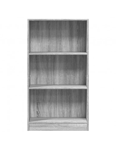 Libreria Grigio Sonoma 60x24x109 cm in Truciolato