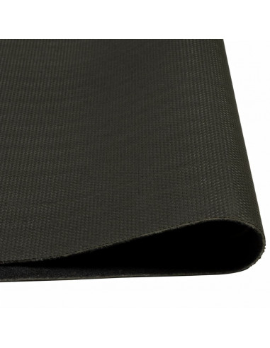 Tappeto da Cucina Lavabile Nero Tazza 60x180 cm in Velluto