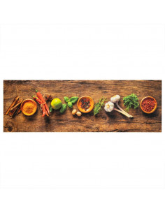Tappeto da Cucina Lavabile Spezie 60x180 cm Velluto 2