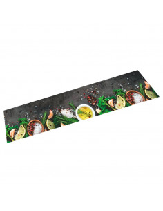 Tappeto da Cucina Lavabile Spezie 60x300 cm Velluto