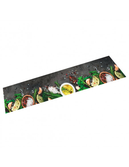 Tappeto da Cucina Lavabile Spezie 60x300 cm Velluto
