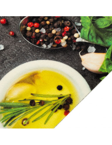 Tappeto da Cucina Lavabile Spezie 60x300 cm Velluto