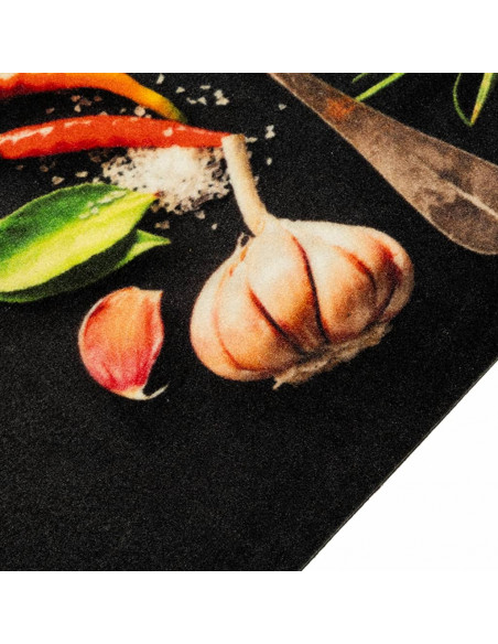 Tappeto da Cucina Lavabile Spezie 60x180 cm Velluto