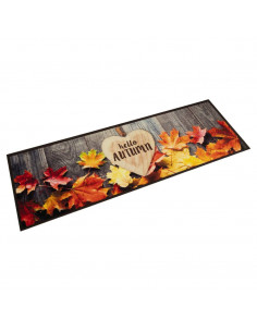 Tappeto da Cucina Lavabile Autunno 60x180 cm in Velluto