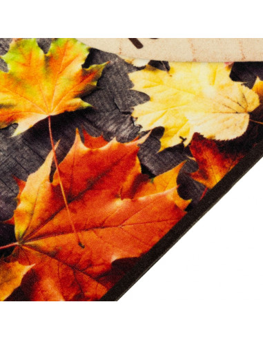 Tappeto da Cucina Lavabile Autunno 60x180 cm in Velluto