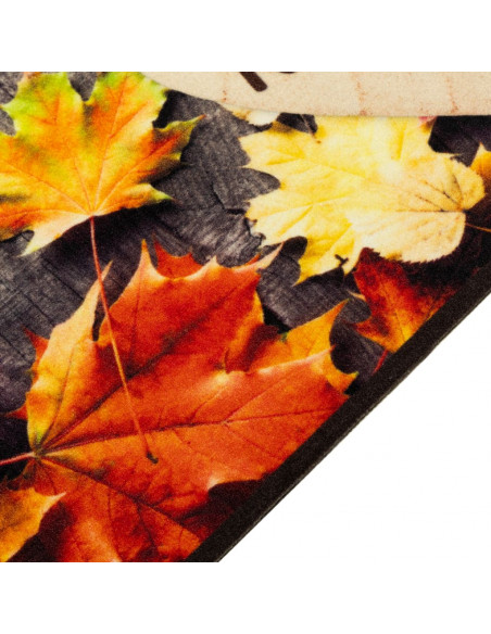 Tappeto da Cucina Lavabile Autunno 60x180 cm in Velluto