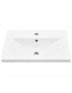 Set Mobili da Bagno 4 pz Grigio Cemento in Legno Multistrato 2