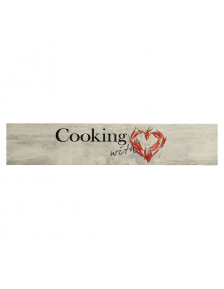 Tappeto da Cucina Lavabile Cucinare 60x300 cm in Velluto