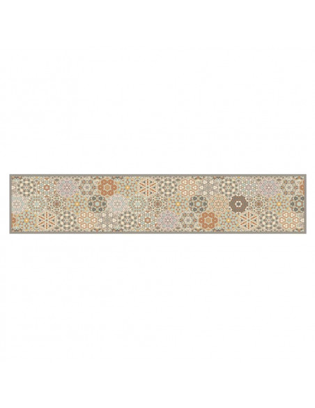Tappeto da Cucina Lavabile Pastello Esagono 60x300 cm Velluto