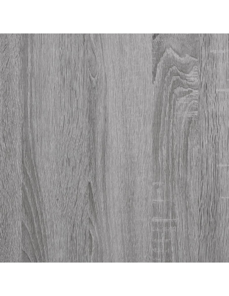 Set Mobili da Bagno 4 pz Grigio Sonoma in Legno Multistrato