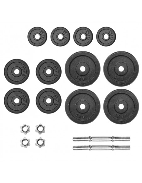 Set di Manubri 18 pz 40 kg in Ghisa