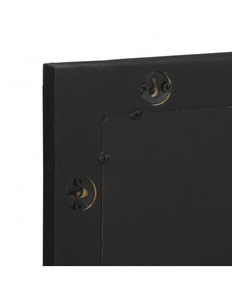 Set Mobili da Bagno 4 pz Nero in Legno Multistrato
