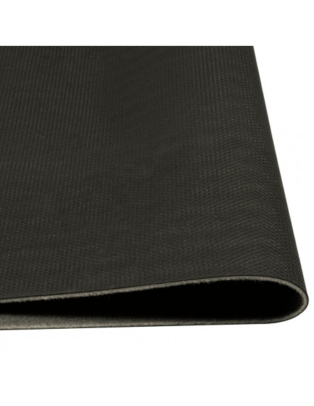Tappeto da Cucina Lavabile Nero Mattutino 60x180 cm in Velluto