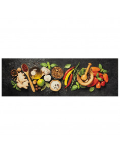 Tappeto da Cucina Lavabile Spezie 60x180 cm Velluto 2