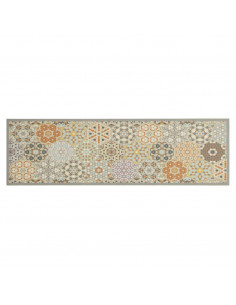 Tappeto da Cucina Lavabile Pastello Esagono 45x150 cm Velluto 2