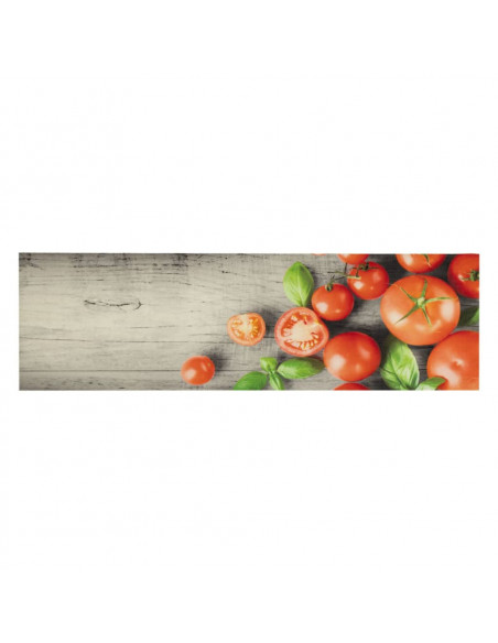 Tappeto da Cucina Lavabile Pomodori 45x150 cm in Velluto