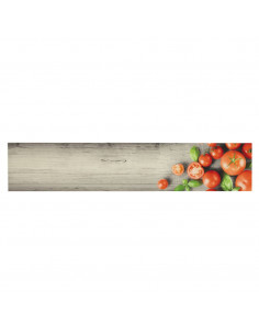 Tappeto da Cucina Lavabile Pomodori 60x300 cm in Velluto 2