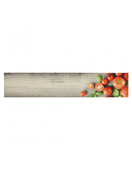 Tappeto da Cucina Lavabile Pomodori 60x300 cm in Velluto