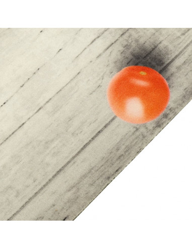 Tappeto da Cucina Lavabile Pomodori 60x300 cm in Velluto