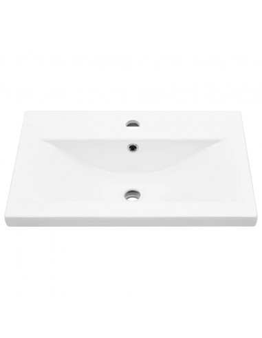 Set Mobili da Bagno 4 pz Rovere Sonoma in Legno Multistrato