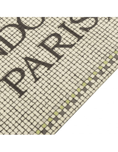 Tappeto da Cucina Lavabile Casa Maiuscolo 60x180 cm Velluto