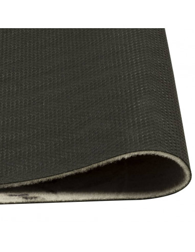 Tappeto da Cucina Lavabile Marrone Caffè 45x150 cm in Velluto