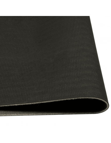 Tappeto da Cucina Lavabile Nero Mattutino 45x150 cm in Velluto