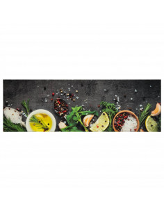 Tappeto da Cucina Lavabile Spezie 60x180 cm Velluto 2