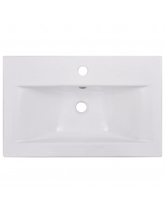 Set Mobili da Bagno Bianco in Legno Multistrato