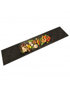 Tappeto da Cucina Lavabile Spezie 60x300 cm Velluto