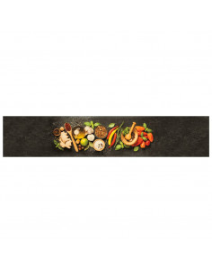 Tappeto da Cucina Lavabile Spezie 60x300 cm Velluto 2