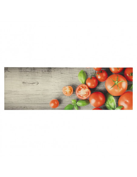 Tappeto da Cucina Lavabile Pomodori 60x180 cm in Velluto