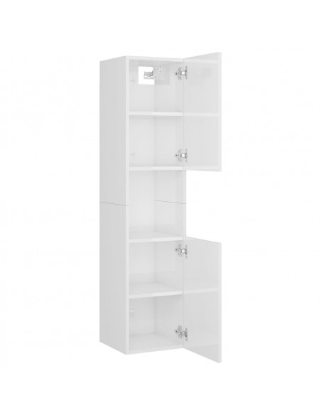 Set Mobili da Bagno Bianco in Truciolato