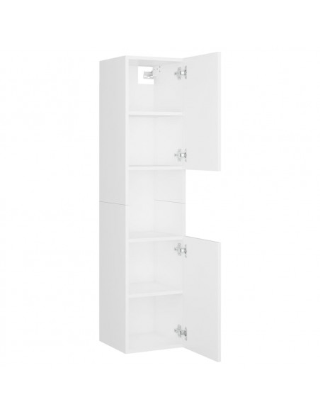 Set Mobili da Bagno Bianco in Truciolato