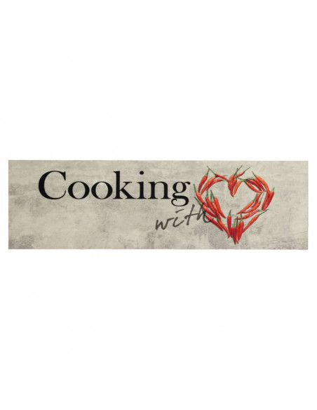 Tappeto da Cucina Lavabile Cucinare 45x150 cm in Velluto