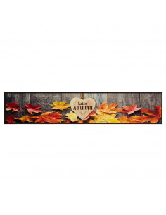 Tappeto da Cucina Lavabile Autunno 60x300 cm in Velluto 2