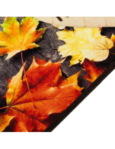 Tappeto da Cucina Lavabile Autunno 60x300 cm in Velluto