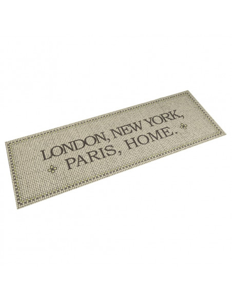 Tappeto da Cucina Lavabile Casa Maiuscolo 45x150 cm Velluto