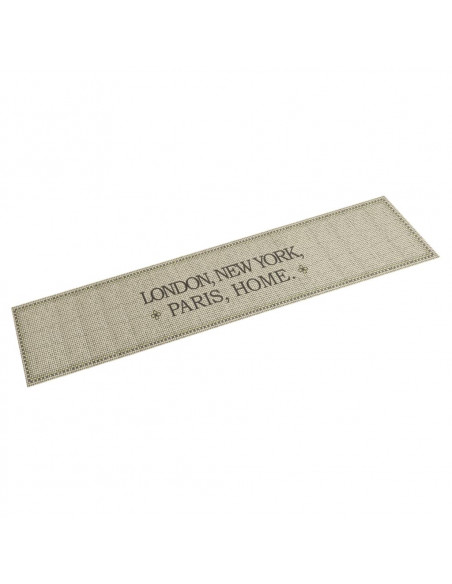 Tappeto da Cucina Lavabile Casa Maiuscolo 60x300 cm Velluto