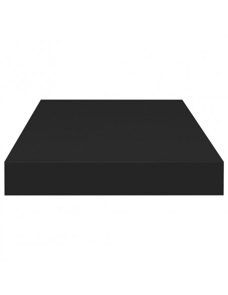 Scaffali a Parete 4 pz Neri 50x23x3,8 cm in MDF