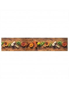 Tappeto da Cucina Lavabile Spezie 60x300 cm Velluto 2