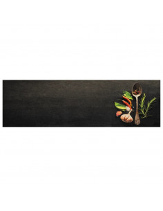 Tappeto da Cucina Lavabile Spezie 45x150 cm Velluto 2
